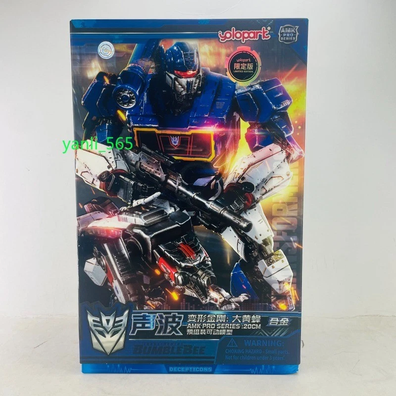 Hasbro AMK PRO Transformers Soundwave Bumblebee Movie Figure Diecast Model Kit - Image 1 of 4