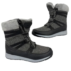 Salomon Boots Womens Size 8 Heika CS Waterproof Lace Up Snow Winter Insulated - Foto 1 di 11