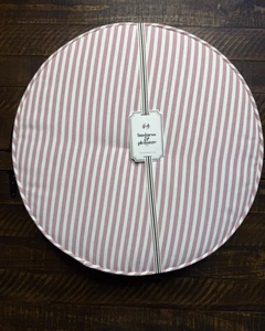 Cuscino Circolare Business & Pleasure - Lauren’s Pink Stripe - Nuovo Leggi - Foto 1 di 2