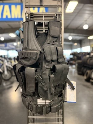 UTG Law Enforcement Tactical Vest – Black – Adjustable Size – Right-Handed - Image 1 of 4