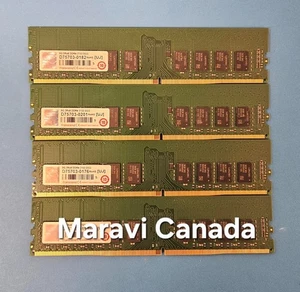 32GB (4X 8GB) PC4-2133 ECC UDIMM RAM for DELL T30 T130 T330 R230 R330 - Picture 1 of 1