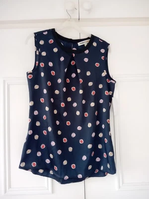 NEW WITH TAG. SIZE 10 CLEMENTS BIBEIRO SLEEVELESS TOP RRP £19.99.  CHARITY SALE - Image 1 of 3