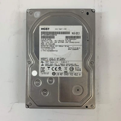 HGST 3.5" n/a 4TB SATA HDD - Image 1 of 2