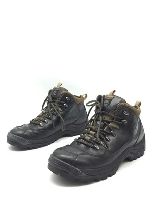 Timberland Botas De Cuero Negro Para Hombre T.42 US.8,5M UK.8 - Imagen 1 de 4
