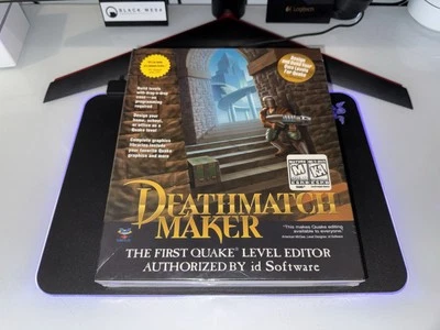 Quake Deathmatch Maker PC 1997 Big Box Game CD-ROM WizardWorks Sealed Brand New - Image 1 of 4