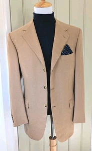 Brioni Camel Hair Blazer 44R,  Made in Italy, Premium Luxury Tailoring Jacket - Picture 1 of 15