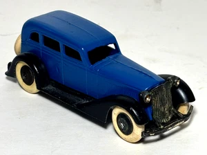 Vintage Tootsietoy 1930's 5 Wheel Graham Two Tone Blue & Black Sedan Toy Car - Picture 1 of 7