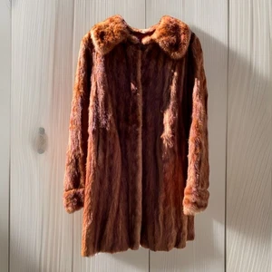 Vintage 1950s Mink Fur Coat Chestnut Lined Unbranded Read - Picture 1 of 12