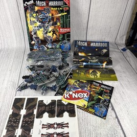 KNex K'NEX Mechwarrior Mad Cat Building Set Open Box Never Built Complete Manual