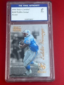 Edición certificada Select 1996 - Eddie George #100 (RC) TFA 9 - Imagen 1 de 3