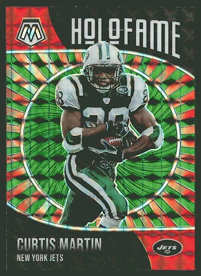 2021 Panini Mosaic #19 Curtis Martin HoloFame Mosaic Green - Image 1 of 2
