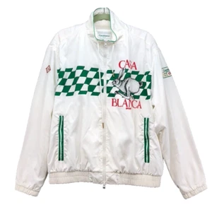 Casablanca Tennis Club Sport Tech Windbreaker Track Jacket Mens XL Athleisure  - Picture 1 of 18