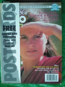 DOCTOR WHO MAGAZINE ISSUE 196 + FREE POSTCARDS (M259) FREE POSTAGE - Picture 1 of 1