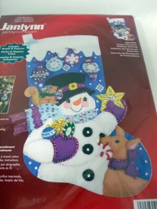 Janlynn Fieltro Joya Medias Kit FROSTY'S SNOWFLAKE COLLECTION MEDIAS 18"  - Imagen 1 de 4