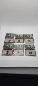 x6 - Magic the Gathering SWAMP ONLY Basic Land Cards - MTG FTG - Picture 1 of 5