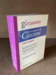 ENCICLOPEDIA DELLE CITAZIONI di Elena Spagnol Le Garzantine Garzanti 2000 Biagi - Imagen 1 de 7