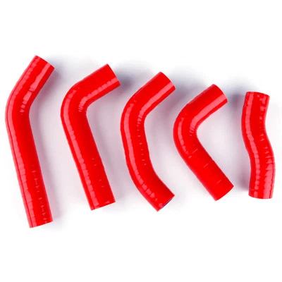 For 2000-2009 Honda XR-650R XR650R 2001-2008 Red Silicone Radiator Hose Kit — 第 1/4 张图片