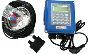 Ultrasonic Flow Meter Wall mounted Liquid Flowmeter DN25~100mm - Picture 1 of 13