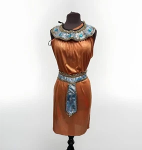 Egyptian Cleopatra Costume Size Small/Medium - Ex Hire Fancy Dress Grecian Roman - Picture 1 of 5