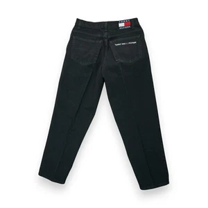 Jeans vaqueros holgados vintage años 90 negros Tommy Hilfiger Freedom 34x30 - Imagen 1 de 9