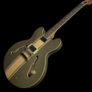 Chitarra elettrica su misura Epiphone Tom Delonge ESa-333 BR, standard 6 corde - Foto 1 di 9