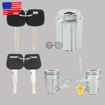 CILINDRO DE BLOQUEO DE ENCENDIDO barril + cerraduras de puerta aptas para TOYOTA TACOMA 1999-2004 Foto 1 de 4