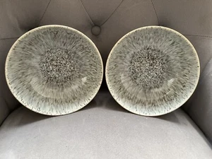 Denby Speckle Halo Grey 2 Piece Rice Soup Bowl Set Brand New - Picture 1 of 6