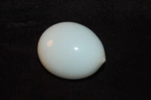 Antique Hand Blown Milk Glass Hen Nesting Egg Sock Darners Pontil Mark - Picture 1 of 2
