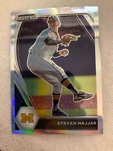 Steven Hajjar Michigan 2021 Prizm Draft Picks PDP61 SILVER PRIZM +free ship - Picture 1 of 1