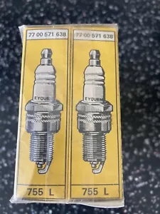 Genuine renault spark plugs 1 box 12 plugs new oem 7700671638 (755L) - Picture 1 of 3