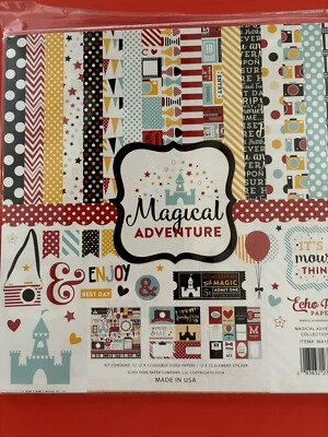 Echo Park MAGICAL ADVENTURE2- 12x12 Collection Kit Scrapbook Disney Theme Park - Image 1 of 4