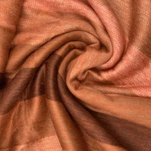 SOFT & WARM & COZY STRIPED BED SOFA ALPACA WOOL THROW BLANKET HOME DECOR 90"x65" - Picture 1 of 11