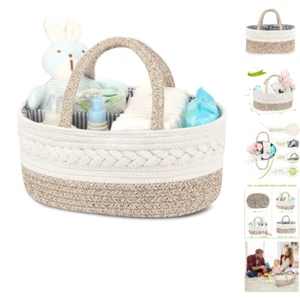Baby Wickeltisch Organizer - Caddy mit Fächern & Griff - Bild 1 von 9