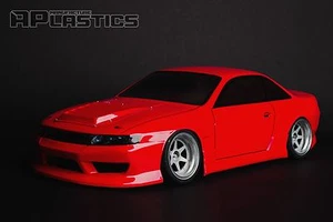 RC Body Car Drift Touring 1:10 Nissan Silvia S14 Odyvia style APlastics New - Picture 1 of 12