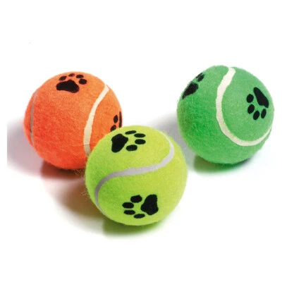 Karlie Hundespielzeug Tennisball 3er Set mit Squeeker Ø 6cm für Hunde - Bild 1 von 2