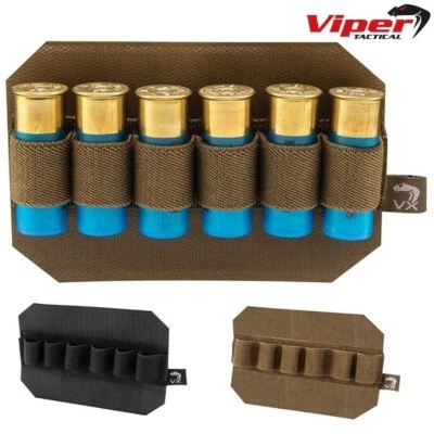 Taktischer 6x Schrot-Patronenhalter Kal. 12 VIPER Tictical; Munitionshalter