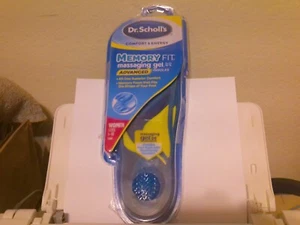 Dr Scholls Memory Fit Advance Comfort Solette Gel Massaggiante Confezione Danni 6-10 - Foto 1 di 4