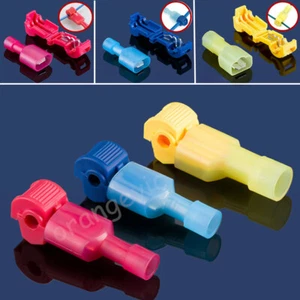 300PCS Insulated T-Tap 22-10AWG Quick Splice Wire Terminal Connectors Combo Kit - Picture 1 of 21