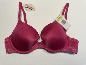 NWT Maidenform Custom Lift Underwire T-Shirt Bra 07175 34B Pink - Picture 1 of 7