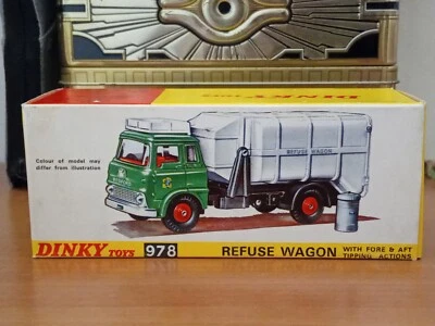 Dinky Toys N°978: "Refuse Wagon", Camion Spazzatura. Con Scatola Originale. - Immagine 1 di 4