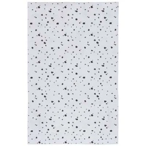 Safavieh Faux Hide 5'-0" x 8'-0" Polyester Power Loomed Rug in Ivory / Black - Picture 1 of 7
