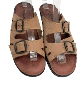 Spring Step Sandals Women's Size EU 39 Flexus Decca Slide Beige - Picture 1 of 11