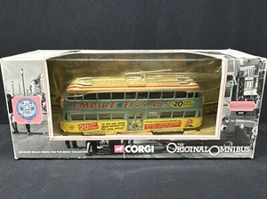 CORGI ORIGINAL OMNIBUS 1:76 BLACKPOOL BALLOON TRAM EMPIRE POOLS 43507 DIECAST - Picture 1 of 21