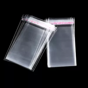 1000PCS OPP Cellophane Bags Rectangle Clear 100x50mm Jewelry Gift Packing Bags - Picture 1 of 10