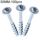 100Pcs St4 32/38/50/63Mm Self-Tapping Screws For Pocket Hole Jig Woodworking 90