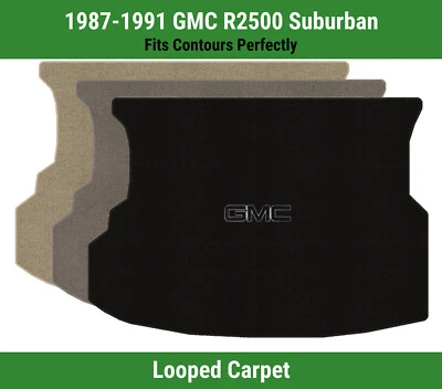 Alfombra de carga Lloyd Classic Loop para '87-91 GMC R2500 Suburban con GMC 1 negra Foto 1 de 4