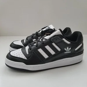 NEW Men's Size 10 Adidas Originals Forum Low Shoes Black/White HQ1494 - Picture 1 of 9