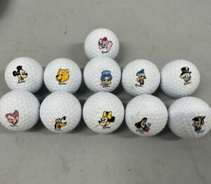 Disney 11 Character Collection GOLF BALLS Vintage Mickey Mouse Titleist