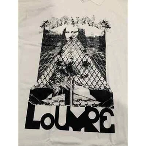 Uniqlo UT Louvre by M/M Paris Short-Sleeve Graphic White T-Shirt Size XL - Picture 1 of 10