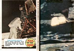 1970 Topps, Man On The Moon, #81 2nd Moon Walk (C49)